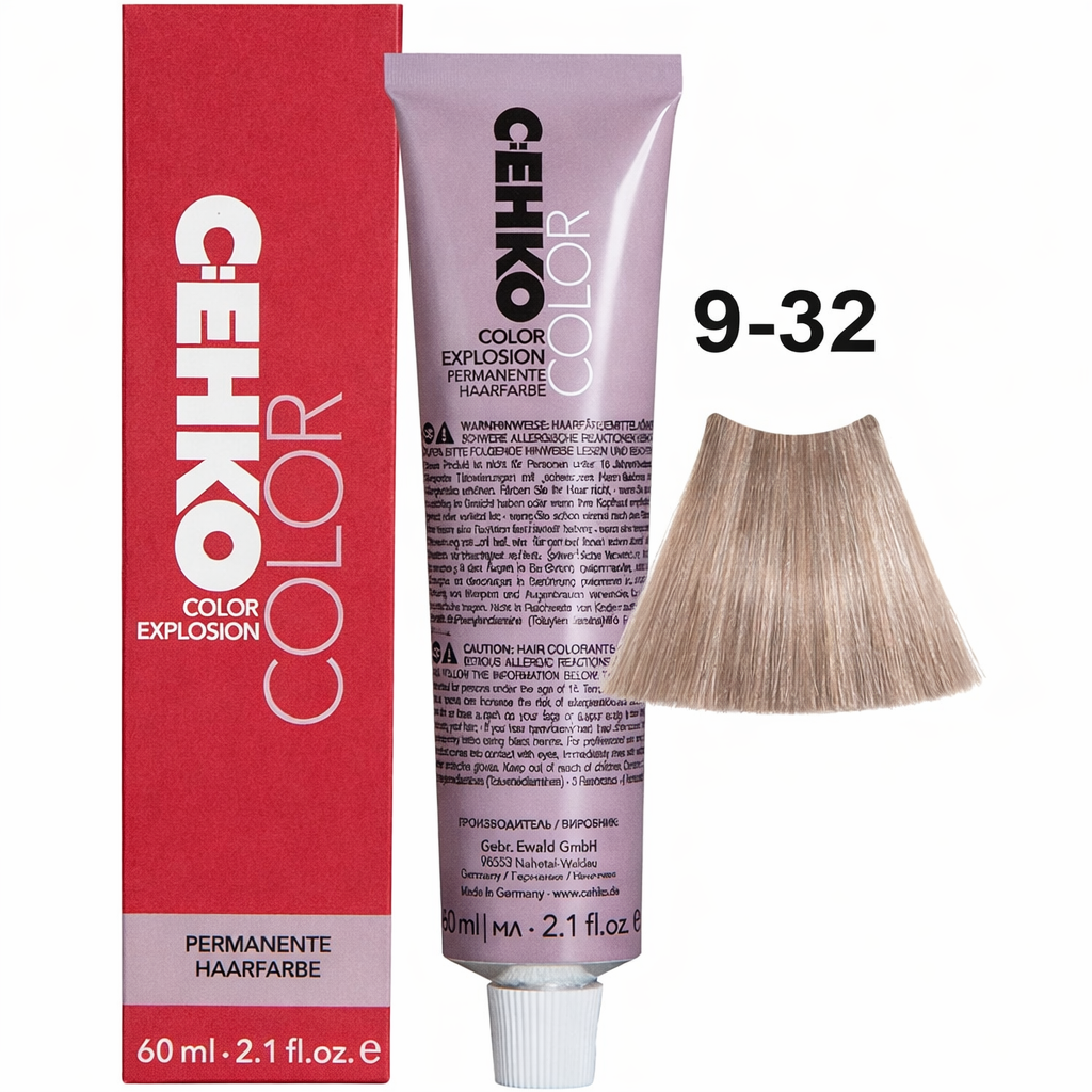 C:EHKO COLOR EXPLOSION GOLD, 9/32 HELL-HELLBLOND GOLD ASCH / VERY LIGHT BLONDE GOLD ASH