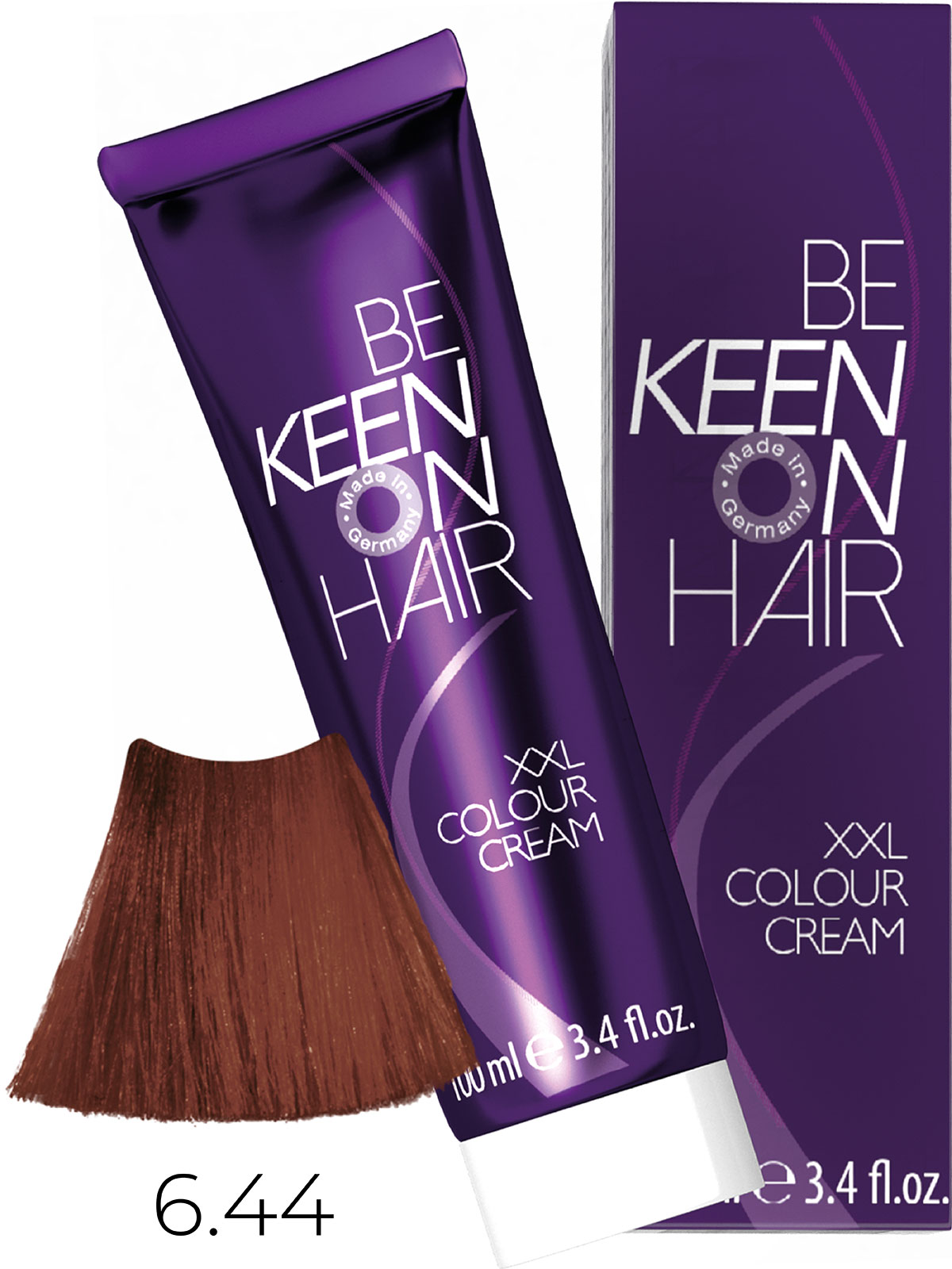 KEEN COLOUR CREAM 6.44 ТЕМНЫЙ ИНТЕНСИВНО-МЕДНЫЙ БЛОНДИН/ DUNKELBLOND KUPFER-INTENSIV