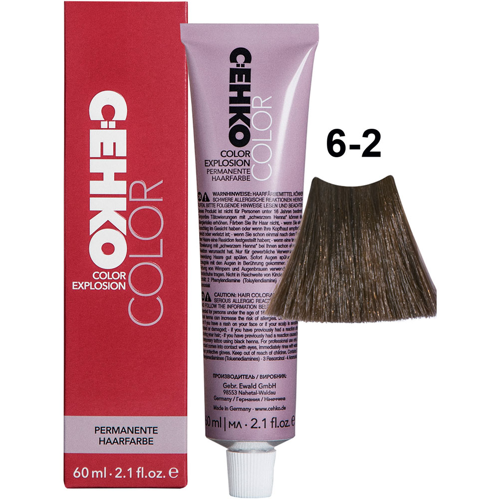 C:EHKO  COLOR EXPLOSION ASH, 6/2 DUNKELBLOND ASCH / DARK BLONDE ASH