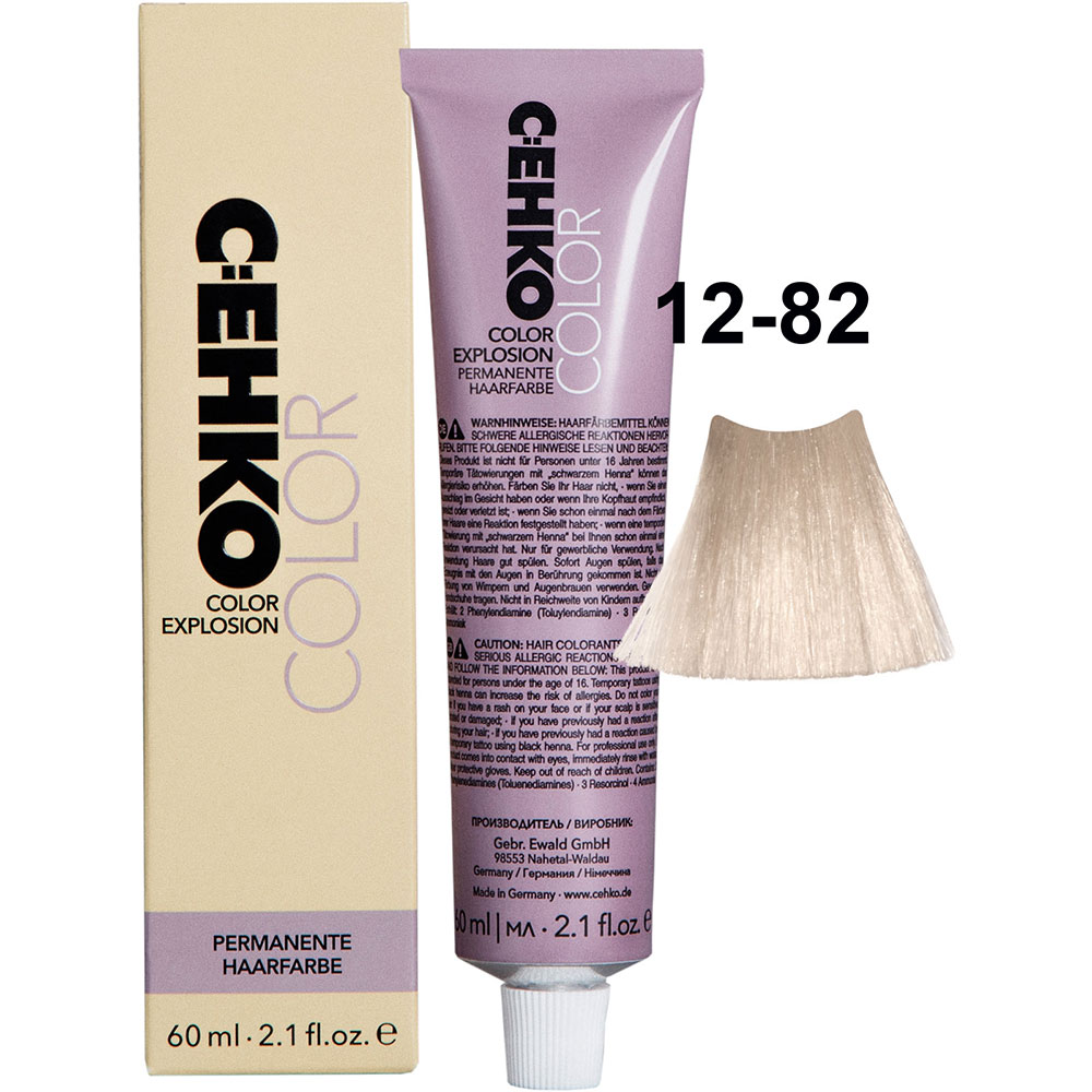 C:EHKO COLOR EXPLOSION SPECIAL BLOND, 12/82 PLATINUM BLONDE VIOLET ASH
