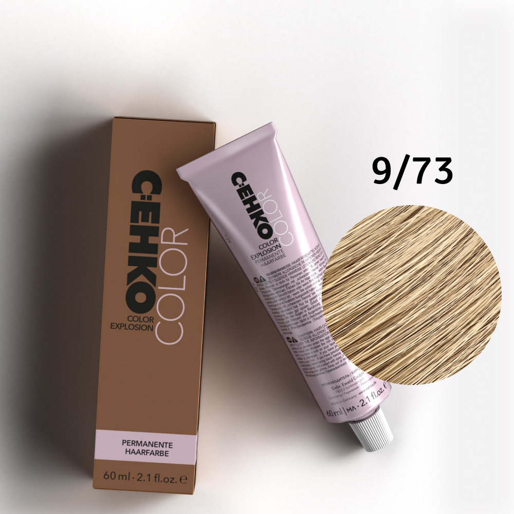 C:EHKO COLOR EXPLOSION BROWN, 9/73 VERY LIGHT BLONDE BROWN GOLD