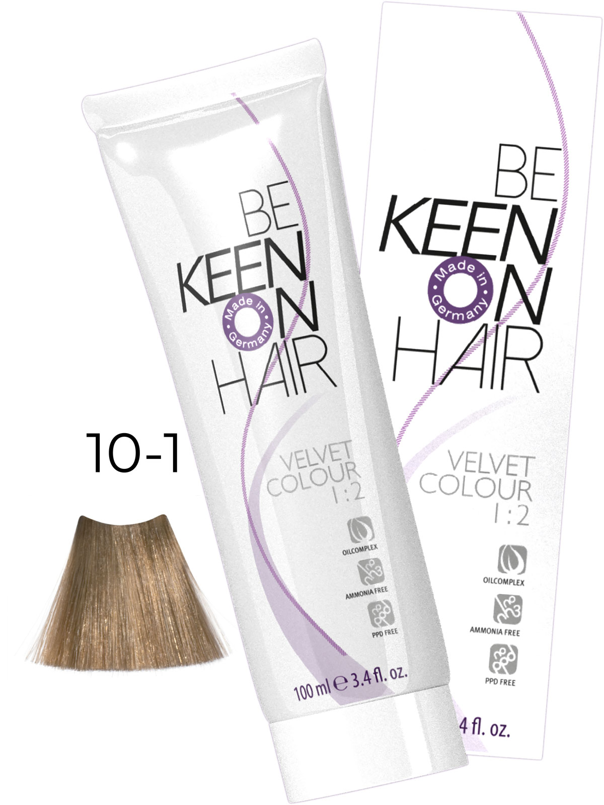 KEEN VELVET COLOUR 10.1  ULTRAHELLBLOND ASCH