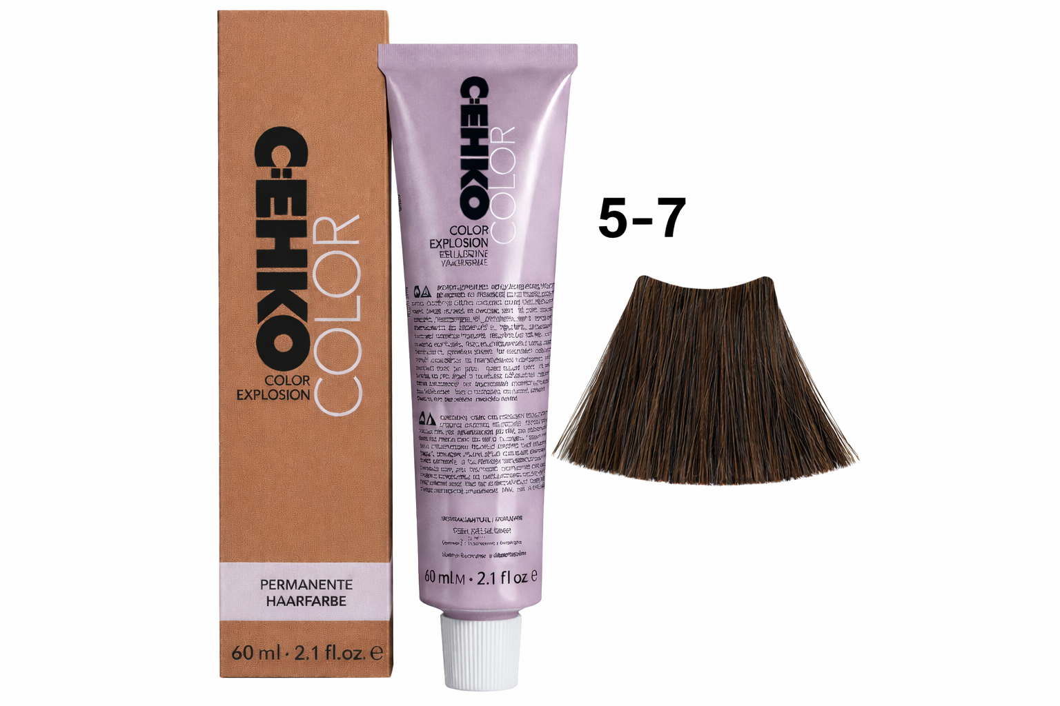 C:EHKO  COLOR EXPLOSION BROWN, 5/7 SCHOKOBRAUN DUNKEL / DARK CHOCOLATE BROWN