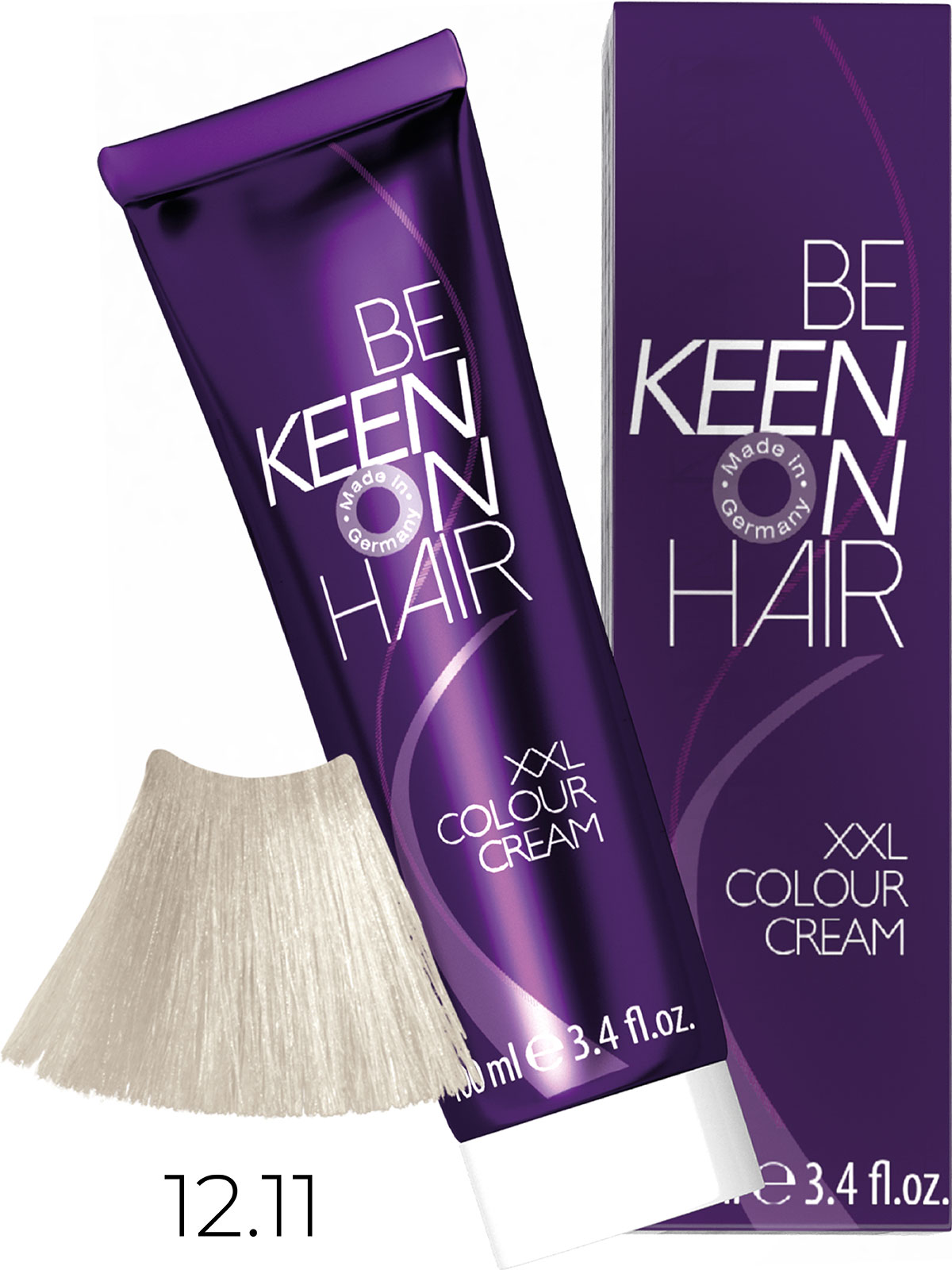 KEEN COLOUR CREAM 12.11 ПЛАТИНОВЫЙ ИНТЕНСИВНЫЙ ПЕПЕЛЬНЫЙ БЛОНДИН /PLATINBLOND ASCH INTENSI