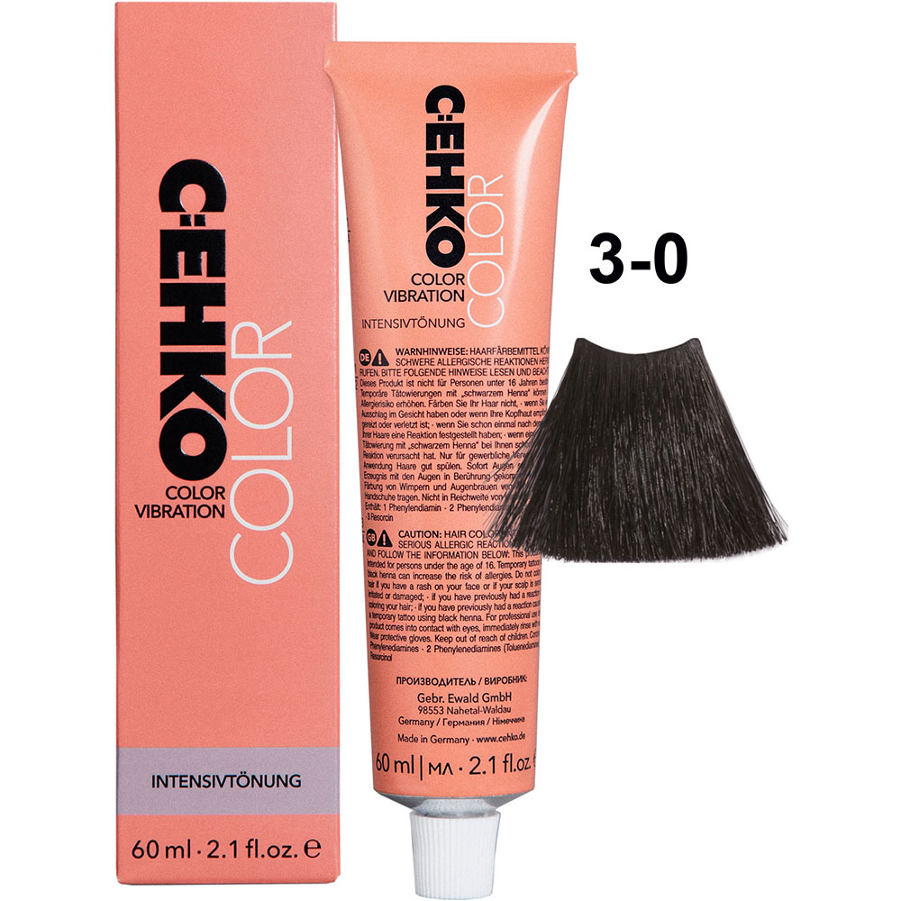 C:EHKO COLOR VIBRATION , 3/0 DARK BROWN