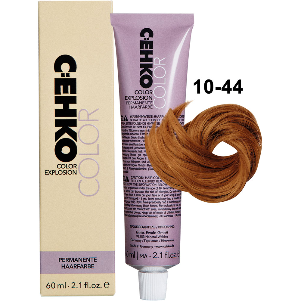 C:EHKO COLOR EXPLOSION COPPER, 10/44 ULTRAHELLBLOND KUPFER INTENSIV / ULTRA LIGHT BLONDE INTENSIVE COPPER