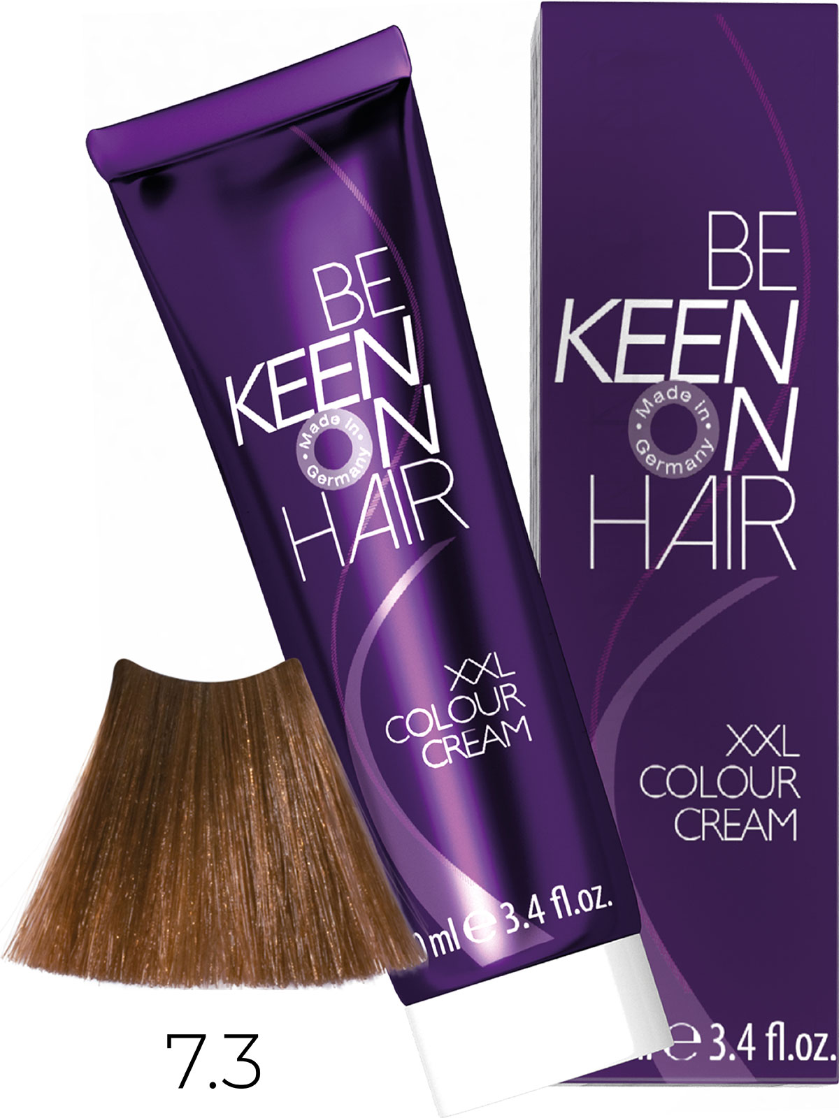 KEEN COLOUR CREAM 7.3 НАТУРАЛЬНЫЙ ЗОЛОТИСТЫЙ БЛОНДИН/ MITTELBLOND GOLD