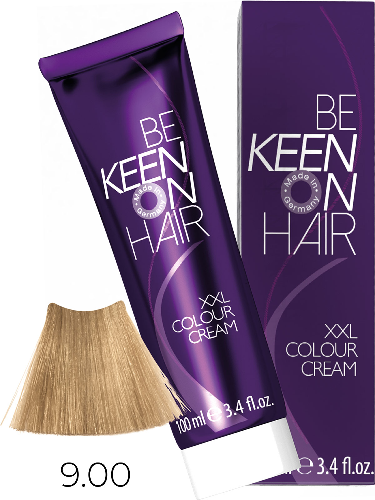 KEEN COLOUR CREAM 9.00+ ИНТЕНСИВНЫЙ СВЕТЛЫЙ БЛОНДИН/ HELLBLOND +