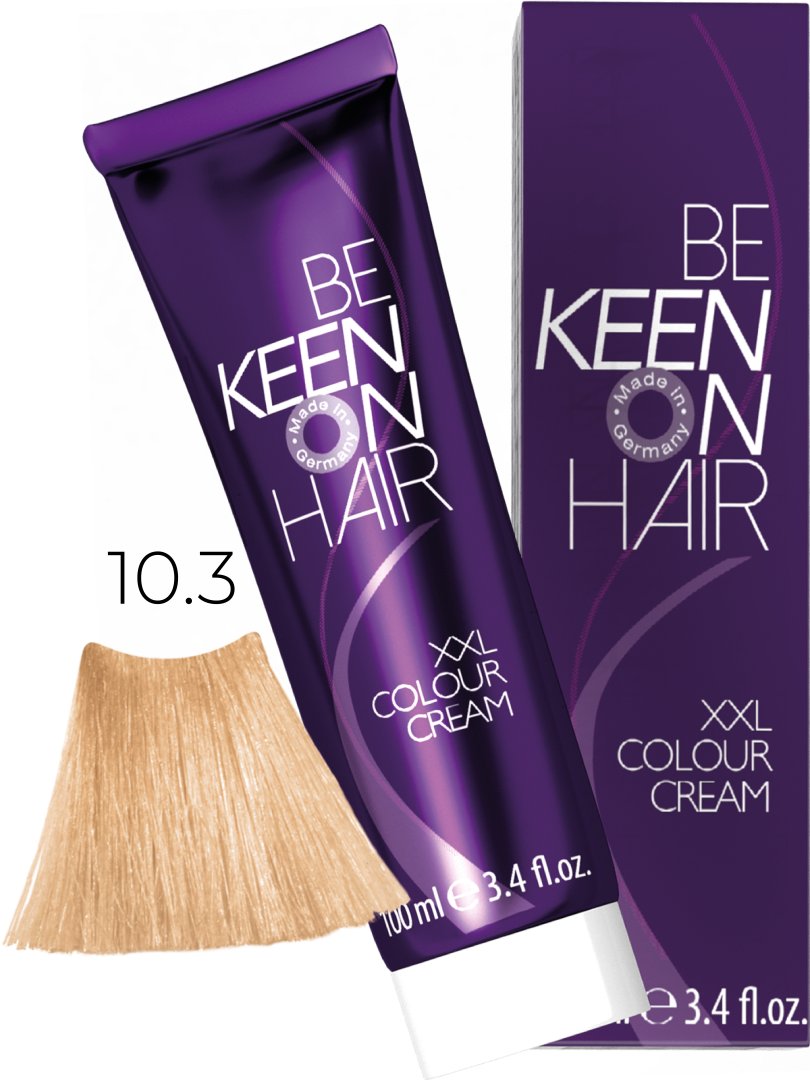 KEEN COLOUR CREAM 10.3 УЛЬТРА-СВЕТЛЫЙ ЗОЛОТИСТЫЙ БЛОНДИН /ULTRAHELLBLOND GOLD _NEW